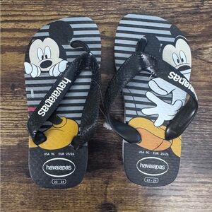 NEW Mickey Mouse Havainas toddler size 9C
